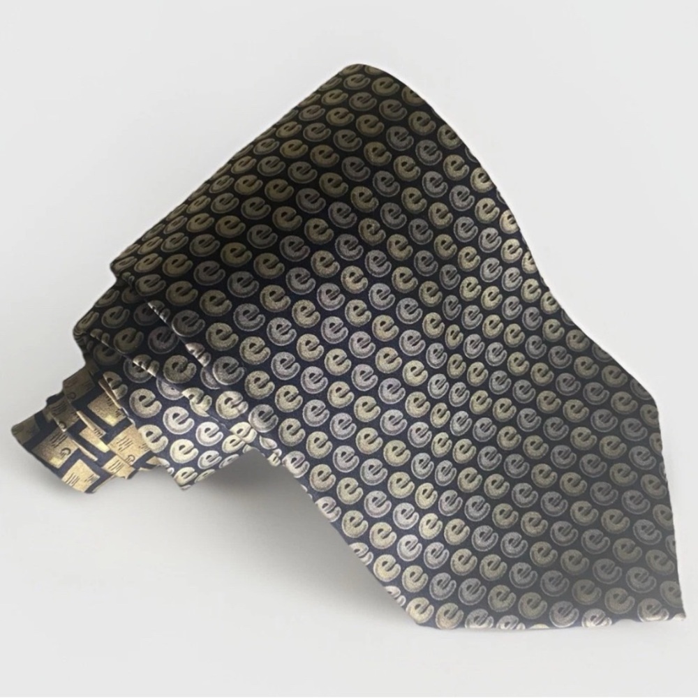 Vintage Vicky Davis Silk Email Tie Y2K Unique Geek Power Necktie Preppy Rare